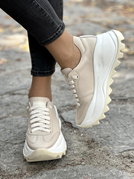 Sneakersy skórzane OLEKSY Polskiej produkcji