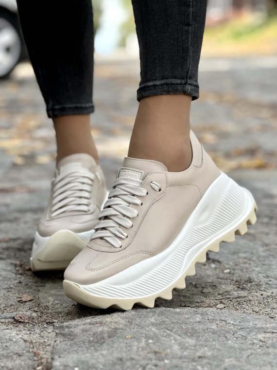 Sneakersy skórzane OLEKSY Polskiej produkcji