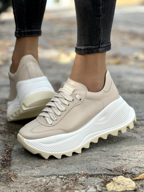 Sneakersy skórzane OLEKSY Polskiej produkcji