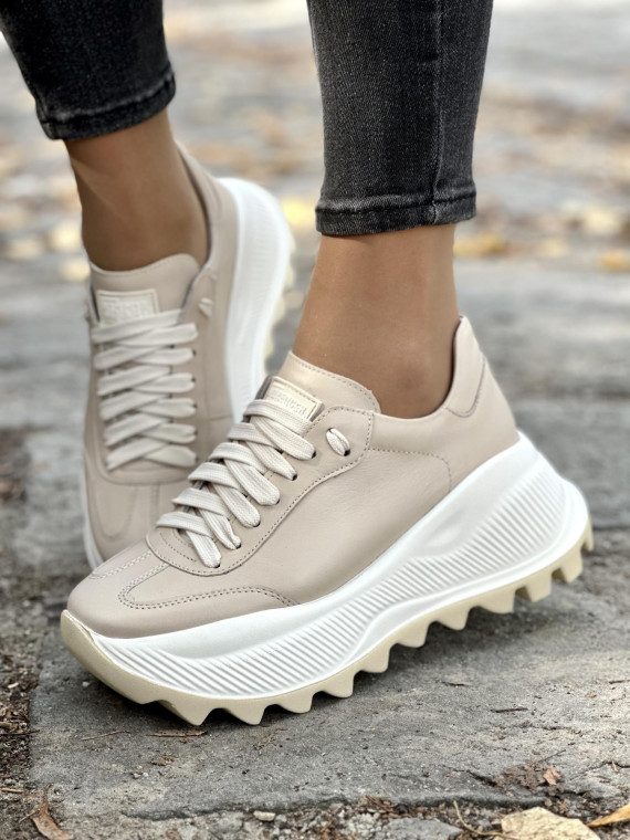 Sneakersy skórzane OLEKSY Polskiej produkcji