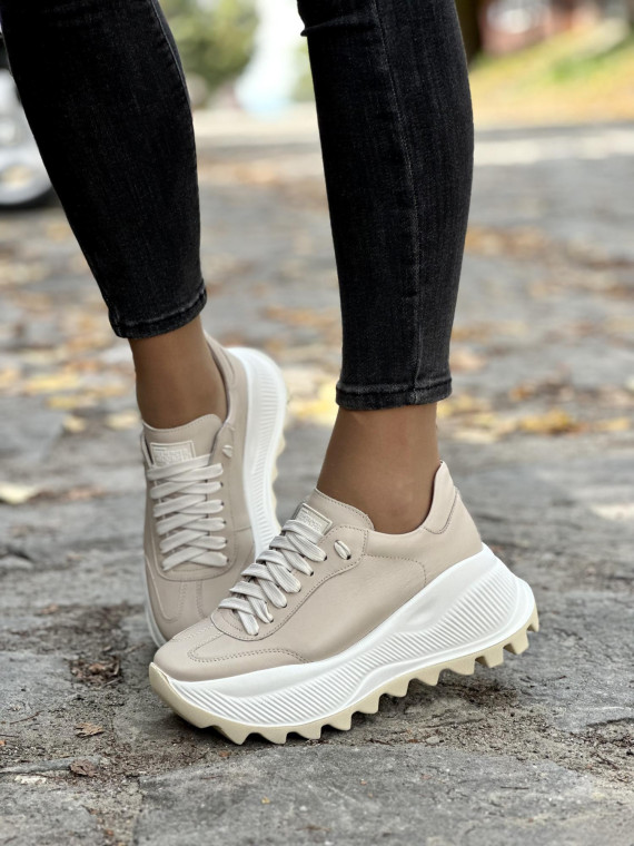 Sneakersy skórzane OLEKSY Polskiej produkcji