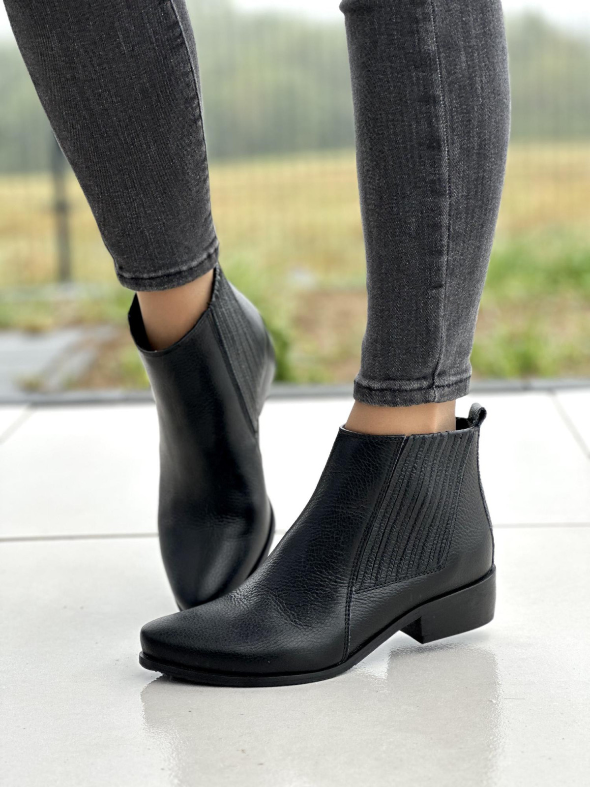 Stylowe kowbojki OLEKSY ze skóry Polskiej produkcji