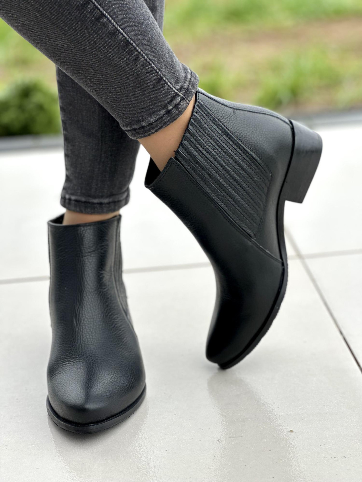 Stylowe kowbojki OLEKSY ze skóry Polskiej produkcji