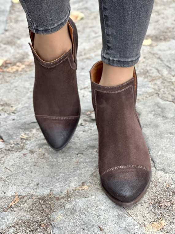 Botki skórzane OLEKSY Polskiej produkcji