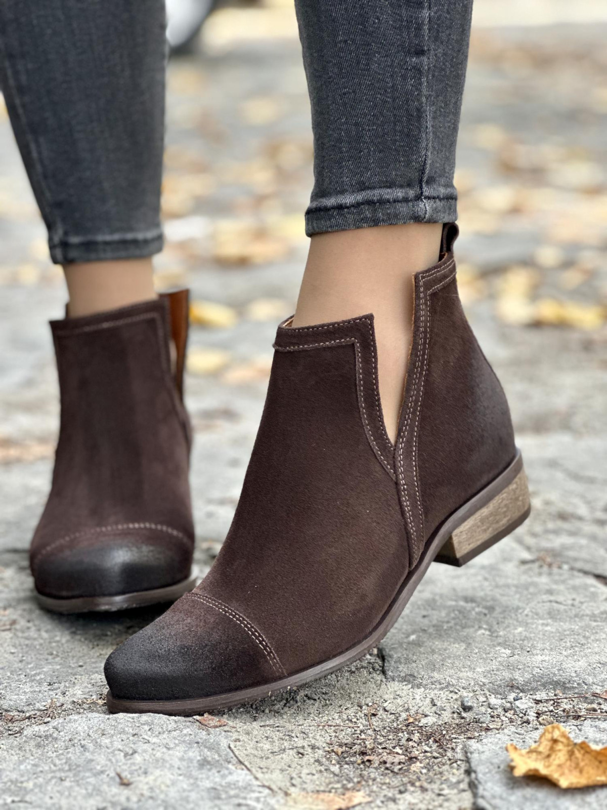 Botki skórzane OLEKSY Polskiej produkcji