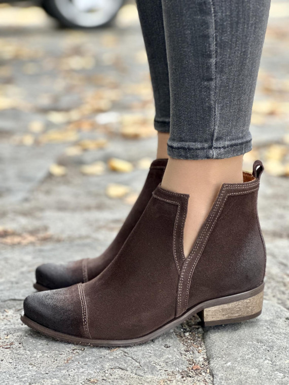 Botki skórzane OLEKSY Polskiej produkcji