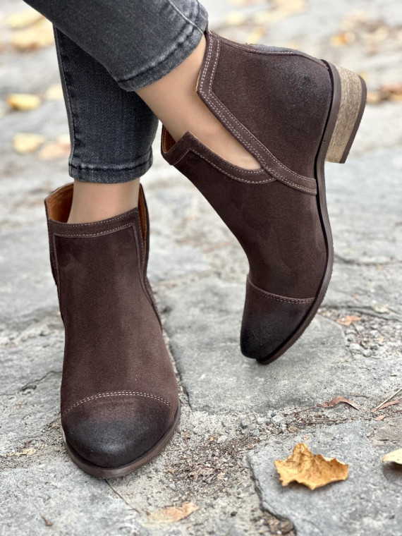 Botki skórzane OLEKSY Polskiej produkcji