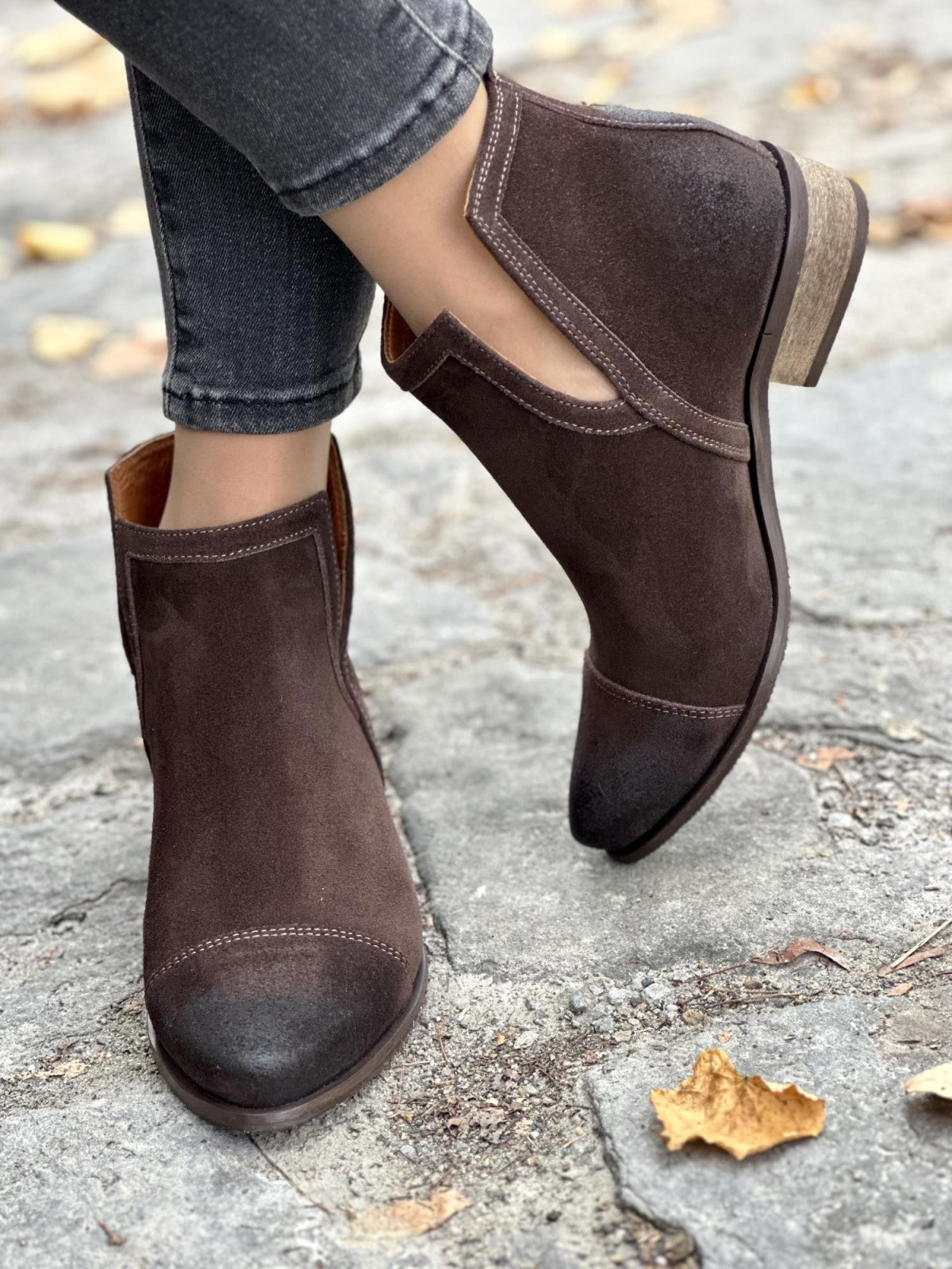 Botki skórzane OLEKSY Polskiej produkcji