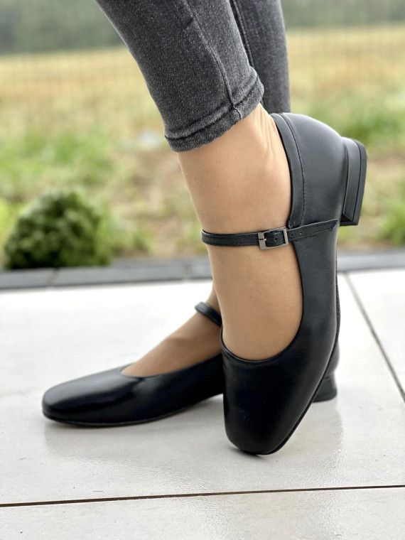 Balerinki OLEKSY ze skóry naturalnej Polskiej produkcji