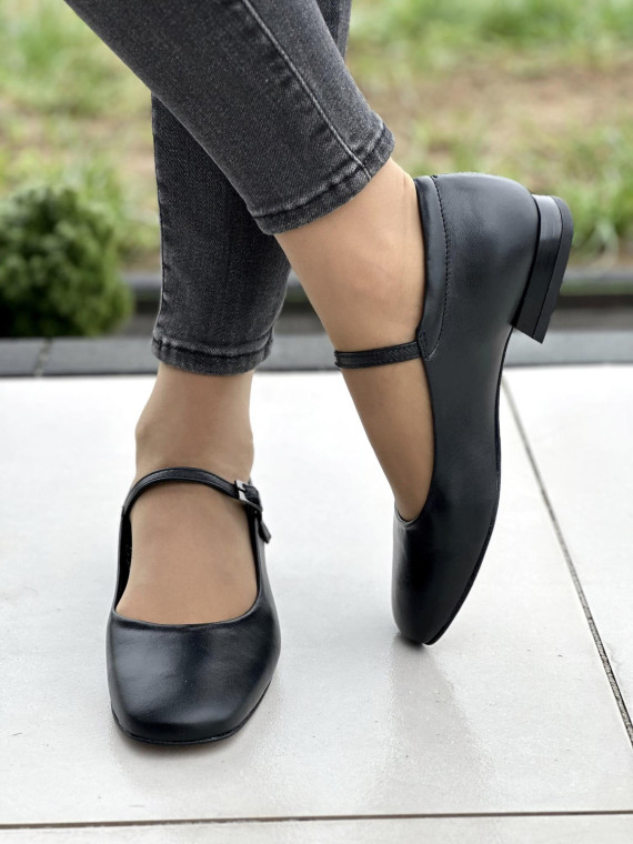 Balerinki OLEKSY ze skóry naturalnej Polskiej produkcji