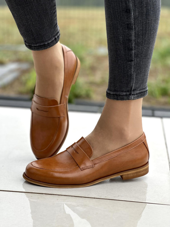 Ponadczasowe mokasyny OLEKSY ze skóry Polskiej produkcji