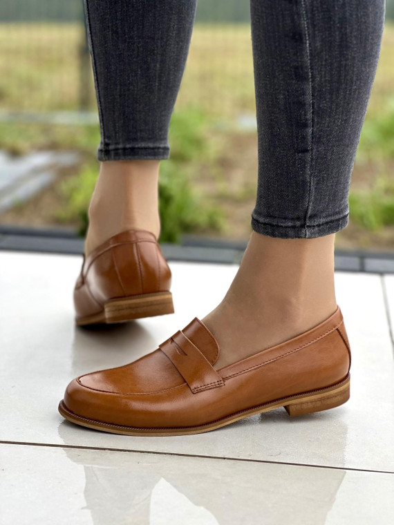 Ponadczasowe mokasyny OLEKSY ze skóry Polskiej produkcji