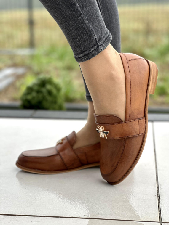 Eleganckie mokasyny OLEKSY ze skóry Polskiej produkcji