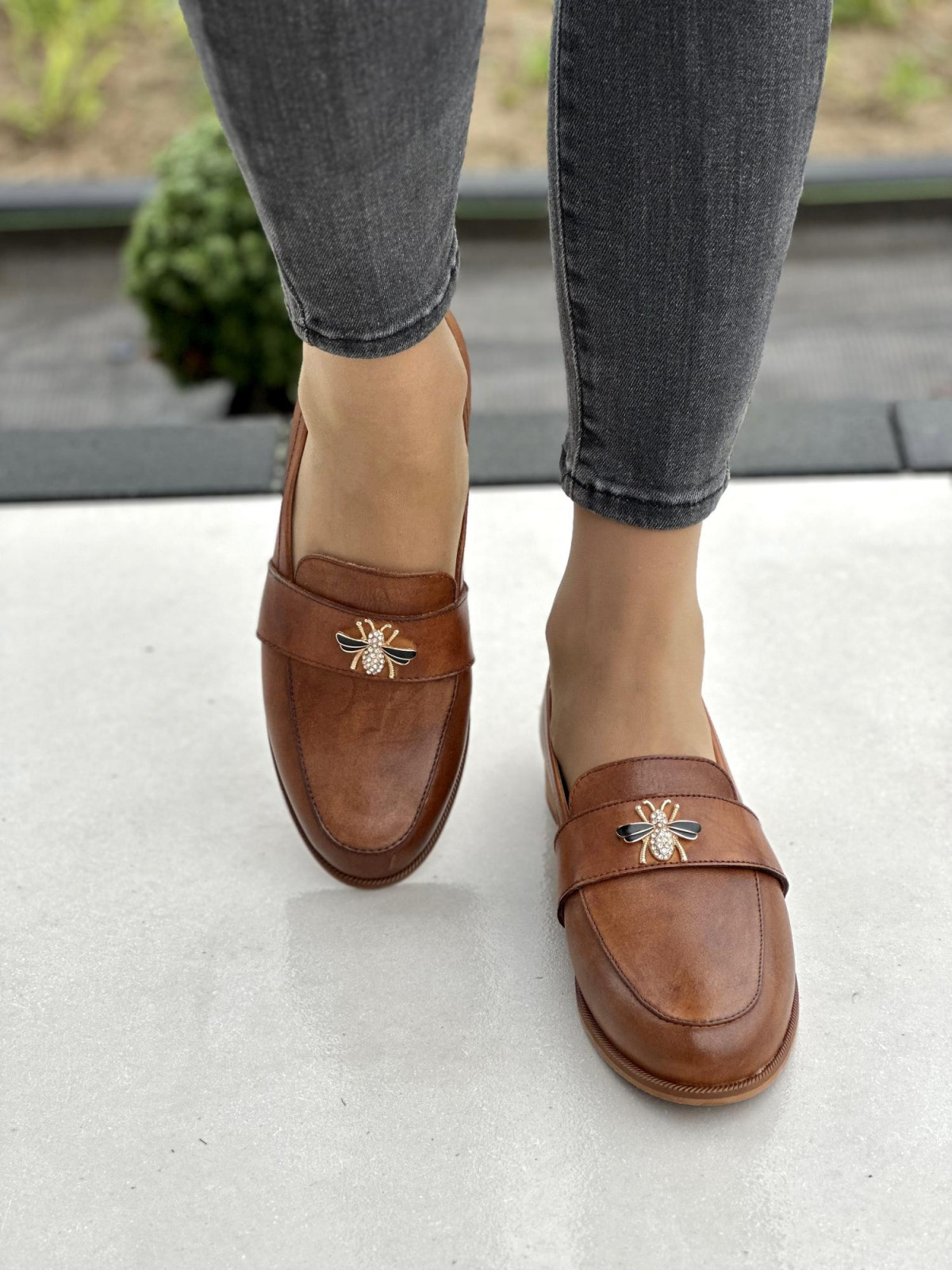 Eleganckie mokasyny OLEKSY ze skóry Polskiej produkcji