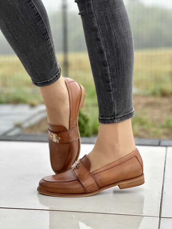 Eleganckie mokasyny OLEKSY ze skóry Polskiej produkcji