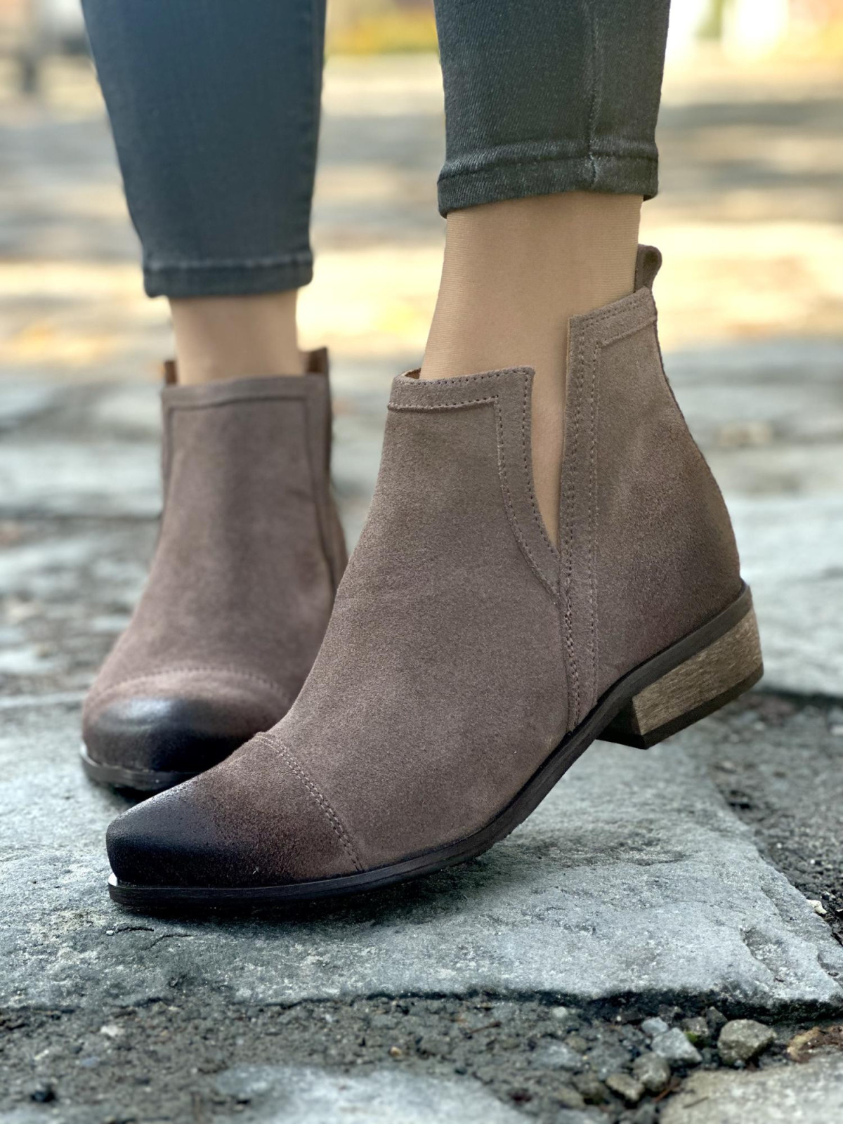 Eleganckie botki skórzane OLEKSY, Polskiej produkcji