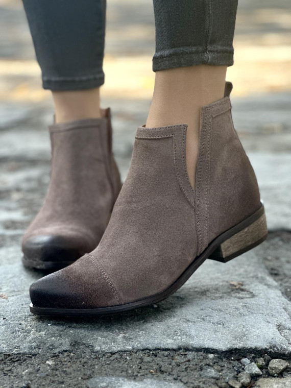 Eleganckie botki skórzane OLEKSY, Polskiej produkcji