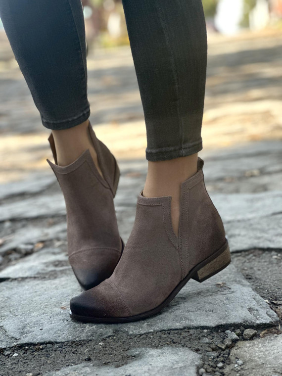 Eleganckie botki skórzane OLEKSY, Polskiej produkcji