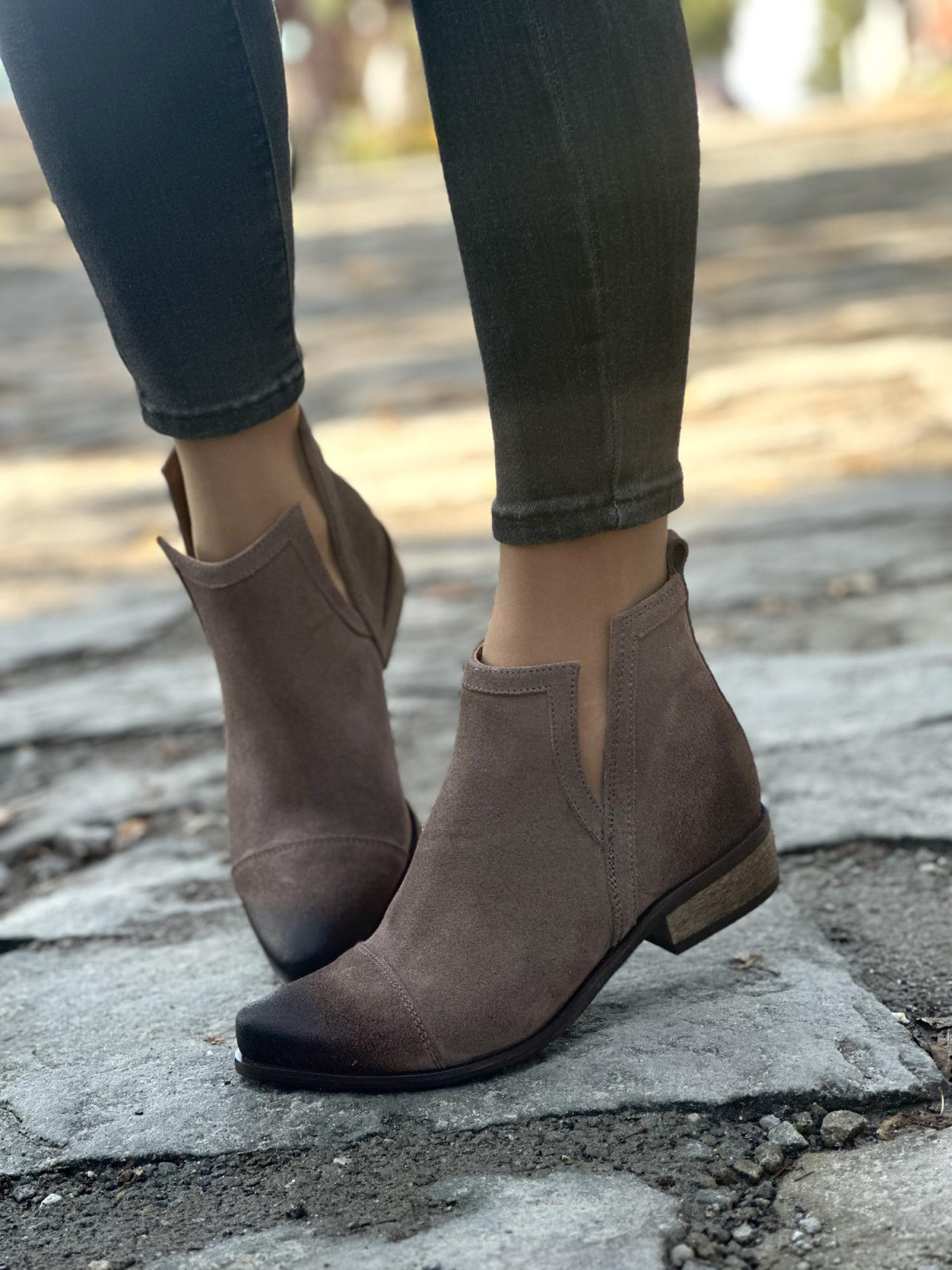 Eleganckie botki skórzane OLEKSY, Polskiej produkcji