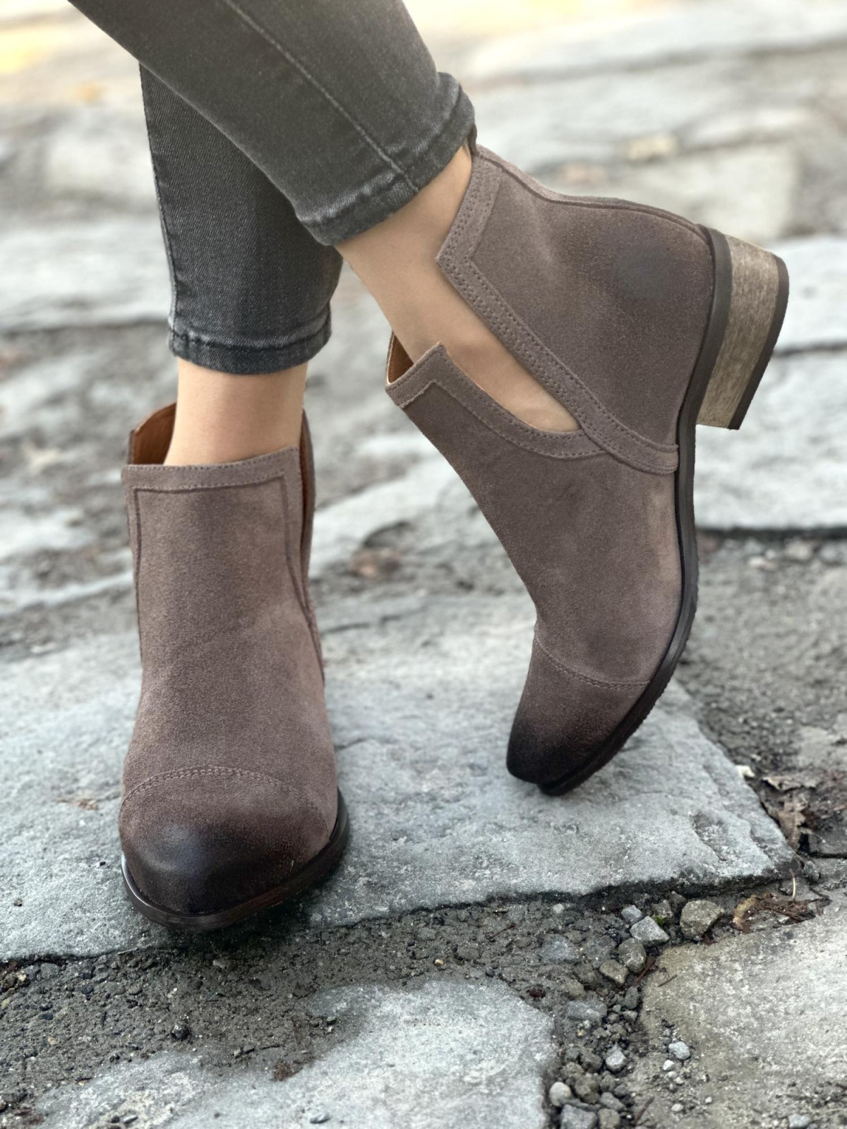 Eleganckie botki skórzane OLEKSY, Polskiej produkcji