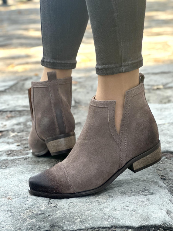 Eleganckie botki skórzane OLEKSY, Polskiej produkcji