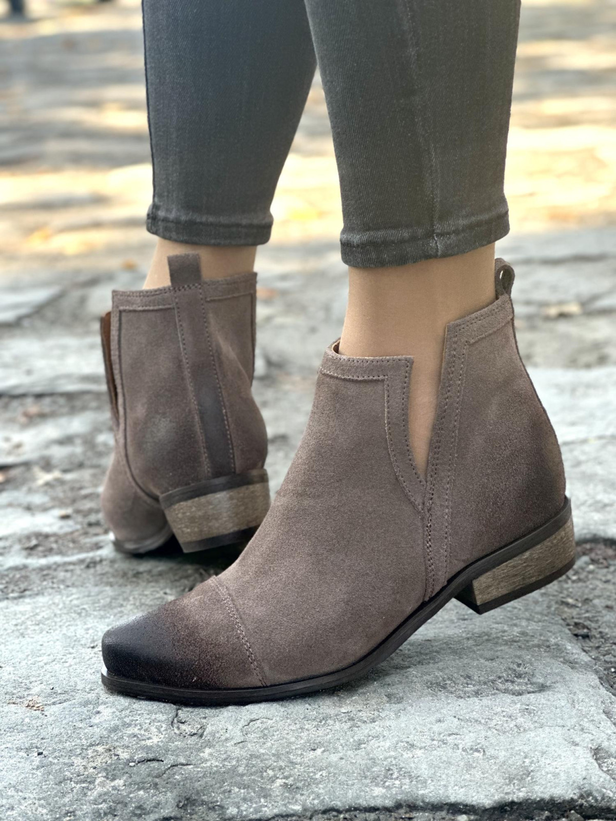 Eleganckie botki skórzane OLEKSY, Polskiej produkcji