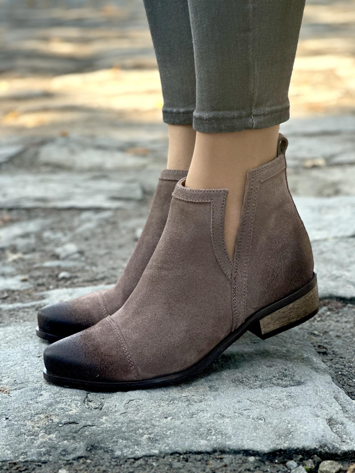 Eleganckie botki skórzane OLEKSY, Polskiej produkcji