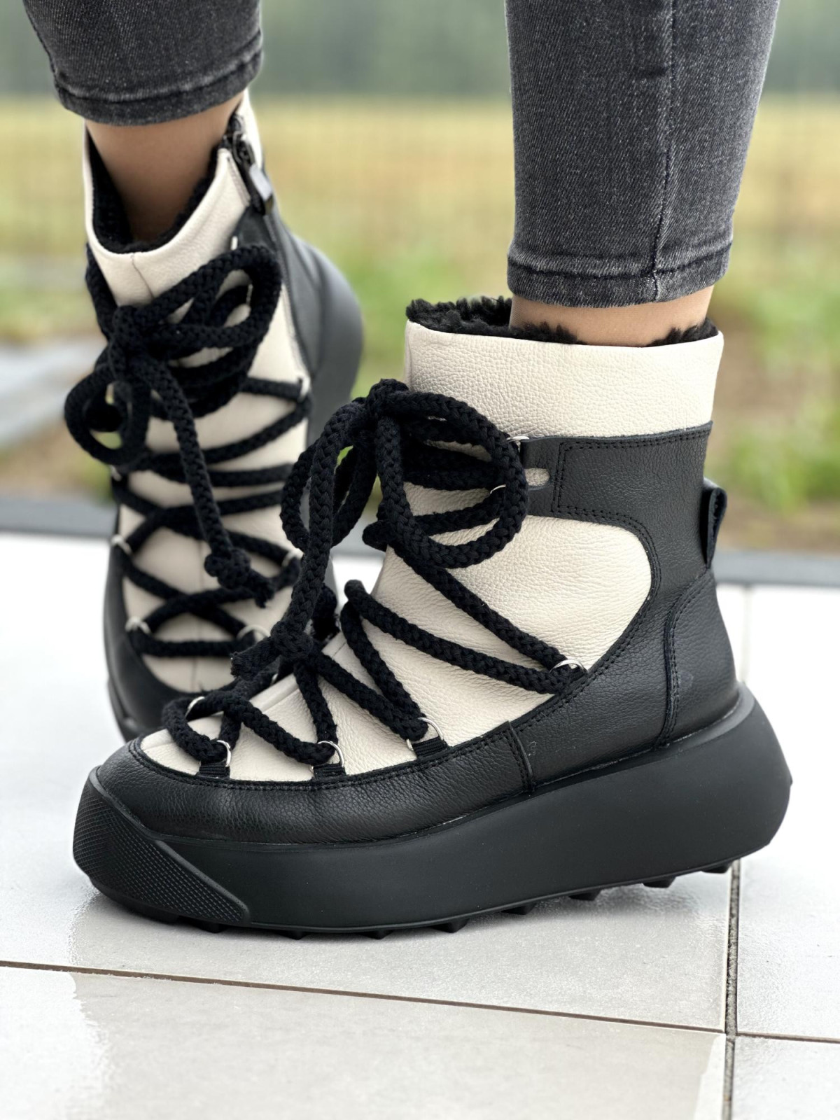 Śnigowce ze skóry OLEKSY Polskiej produkcji