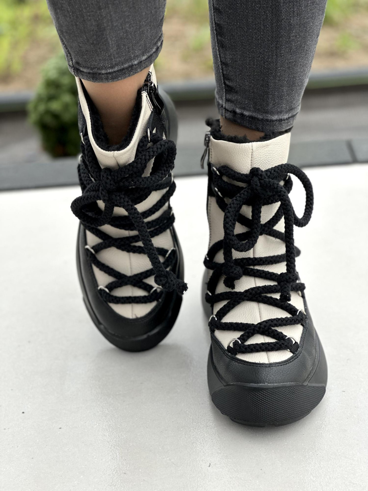 Śnigowce ze skóry OLEKSY Polskiej produkcji