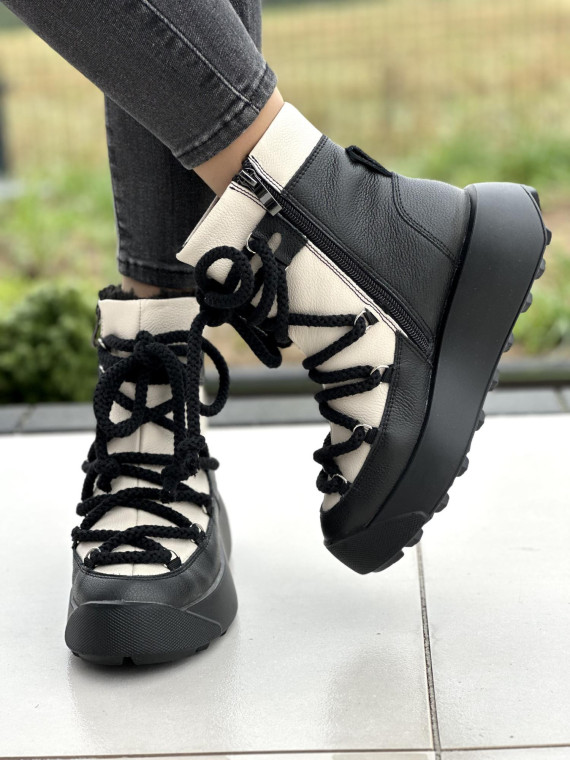 Śnigowce ze skóry OLEKSY Polskiej produkcji