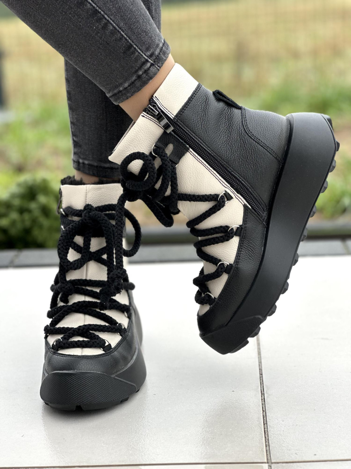 Śnigowce ze skóry OLEKSY Polskiej produkcji