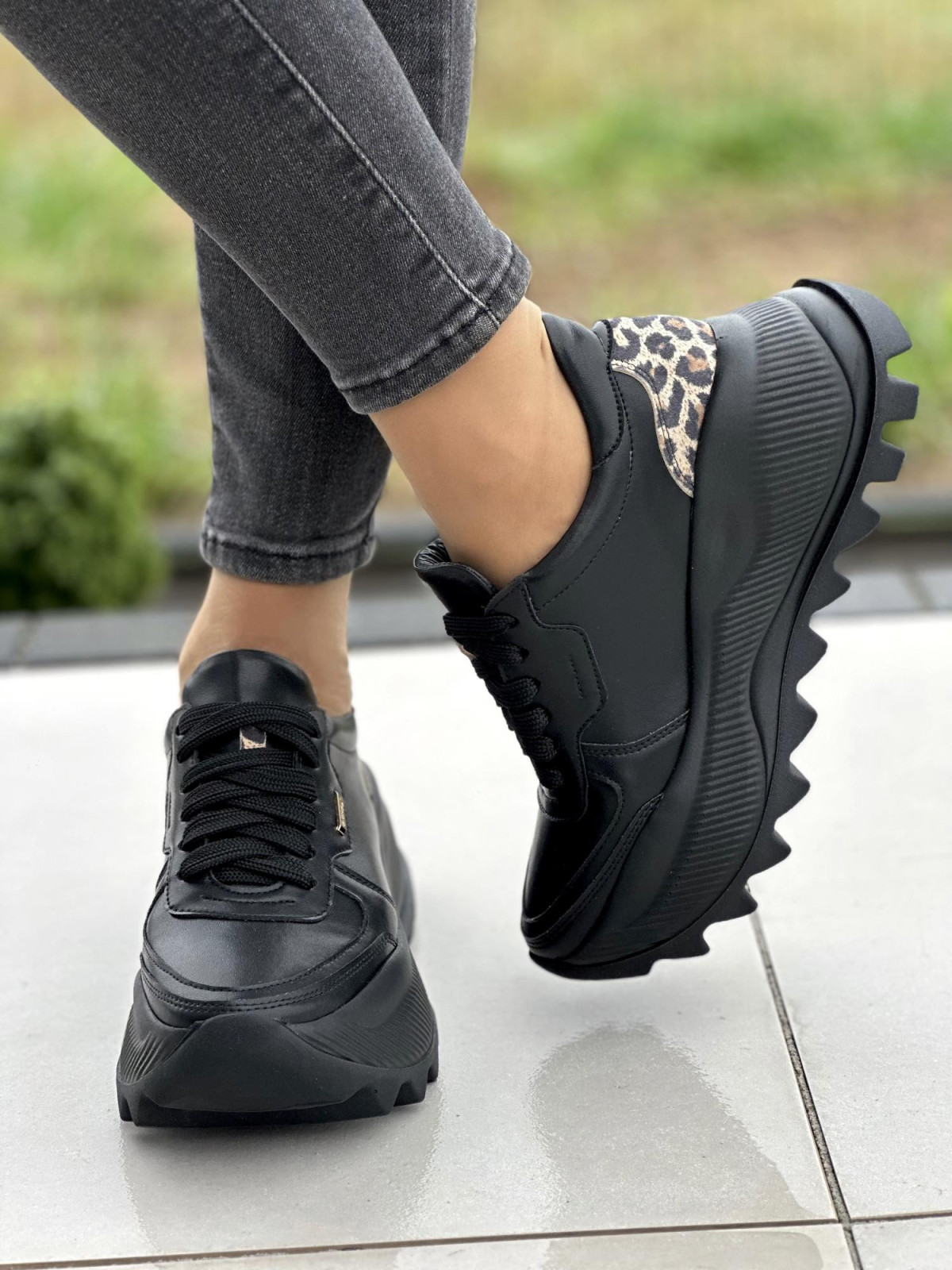 Sneakersy OLEKSY ze skóry Polskiej produkcji