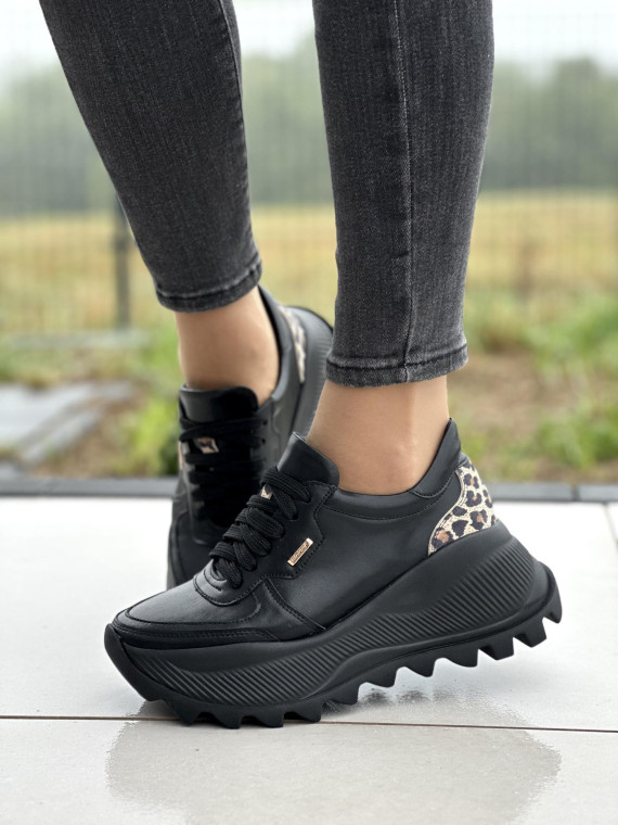 Sneakersy OLEKSY ze skóry Polskiej produkcji