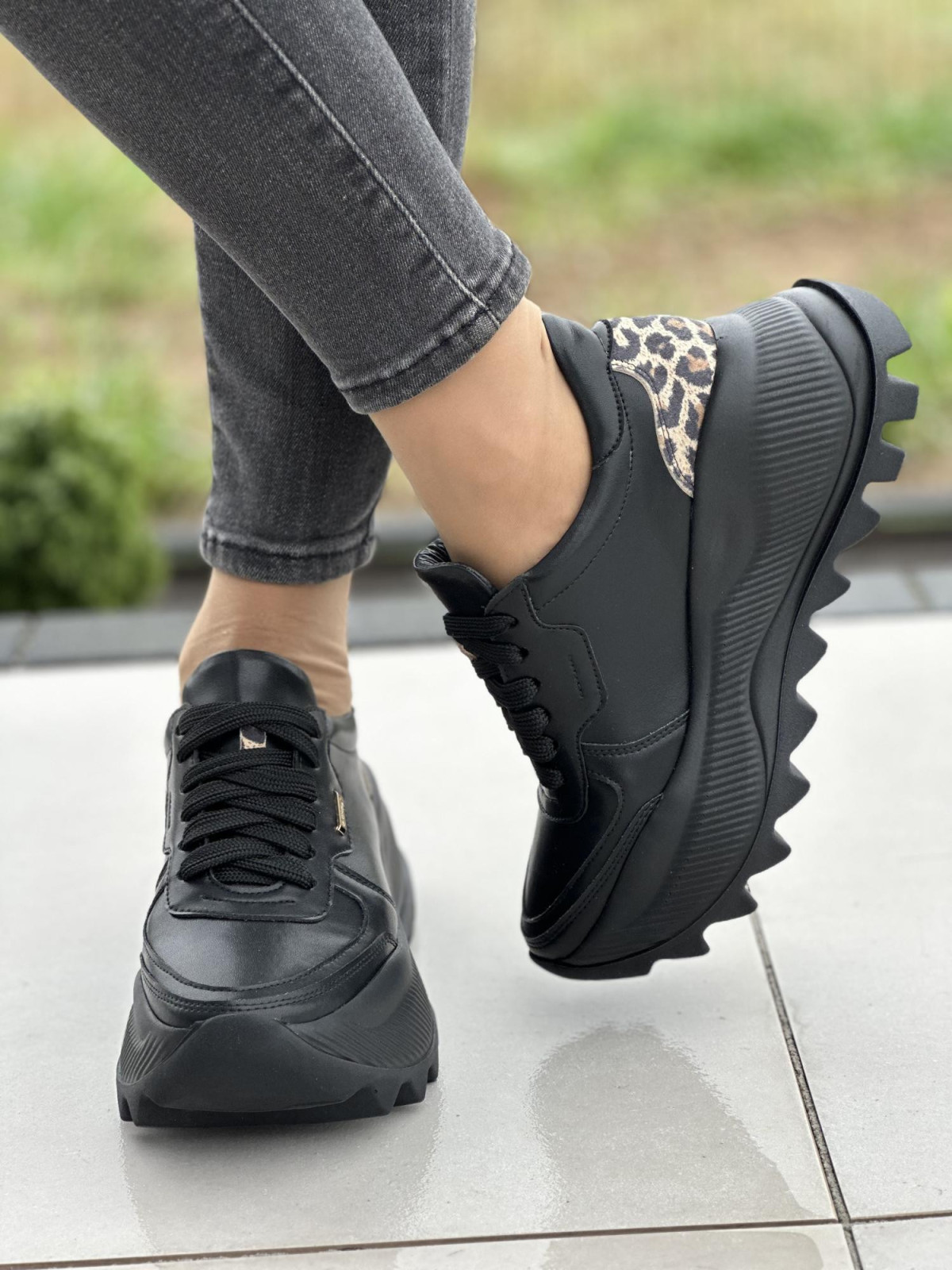 Sneakersy OLEKSY ze skóry Polskiej produkcji