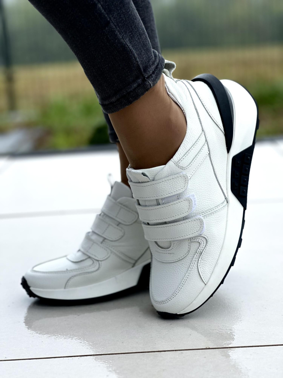 Sneakersy OLEKSY ze skóry Polskiej produkcji