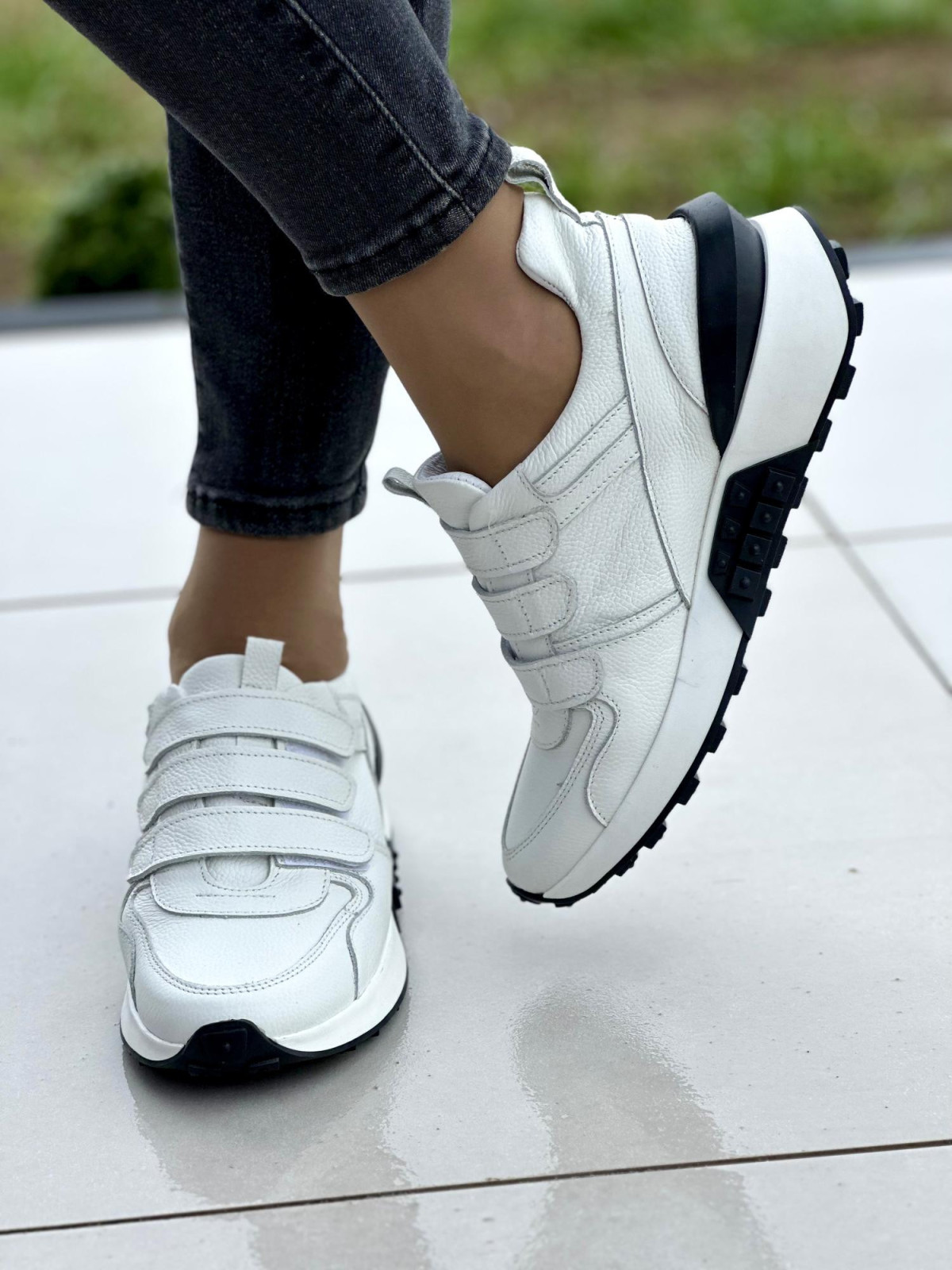 Sneakersy OLEKSY ze skóry Polskiej produkcji