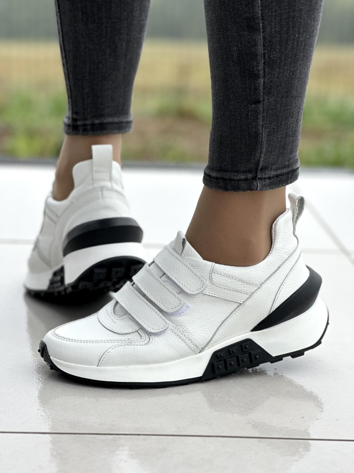 Sneakersy OLEKSY ze skóry Polskiej produkcji