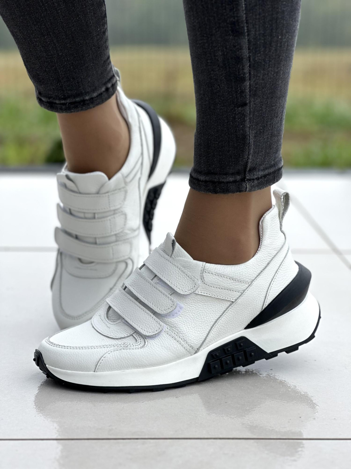 Sneakersy OLEKSY ze skóry Polskiej produkcji