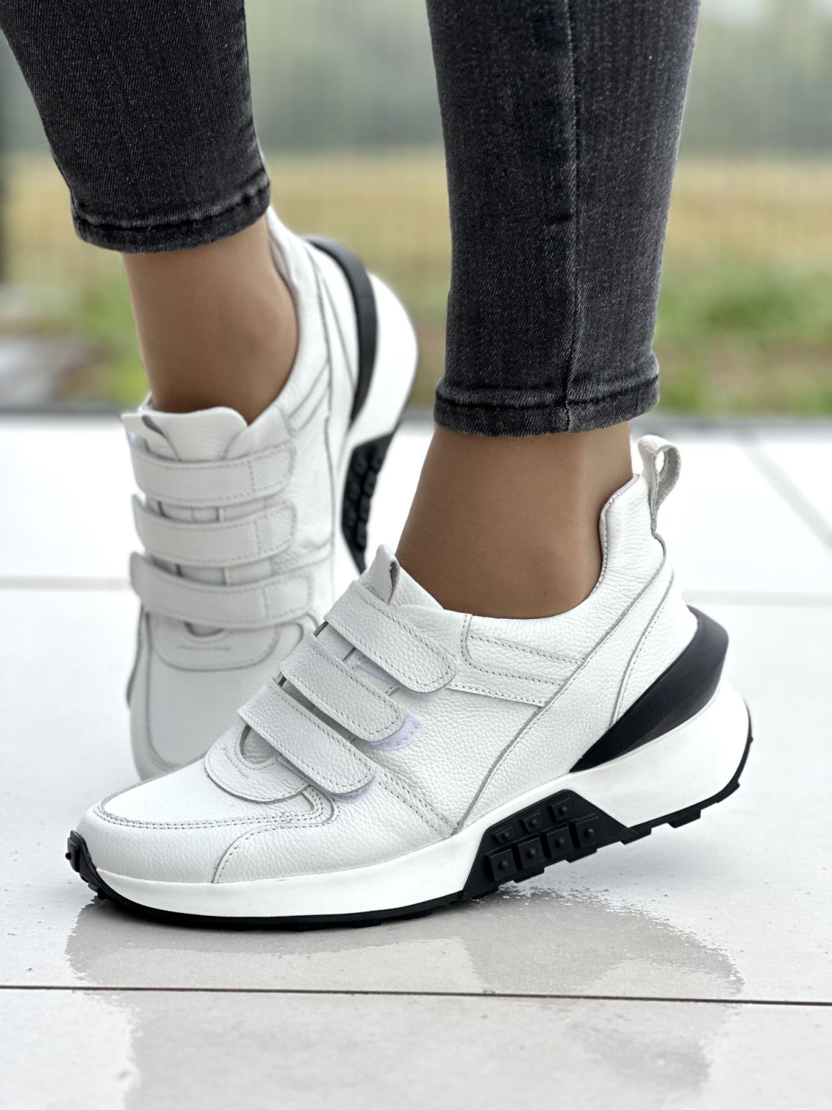 Sneakersy OLEKSY ze skóry Polskiej produkcji