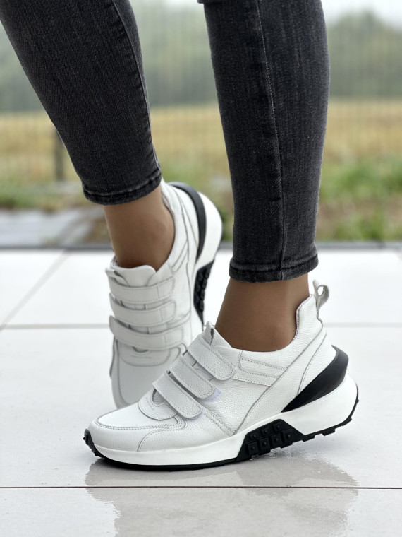 Sneakersy OLEKSY ze skóry Polskiej produkcji