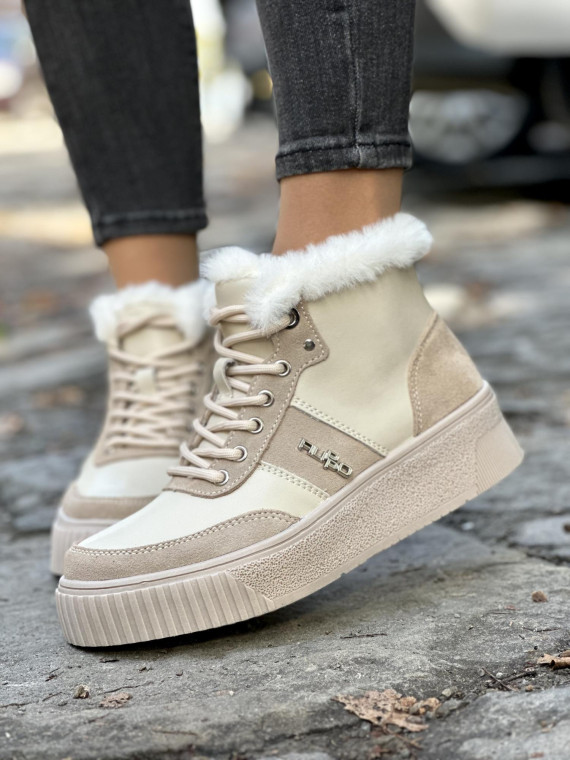 Sneakersy wykonane ze skóry naturalnej