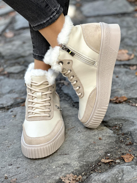 Sneakersy wykonane ze skóry naturalnej