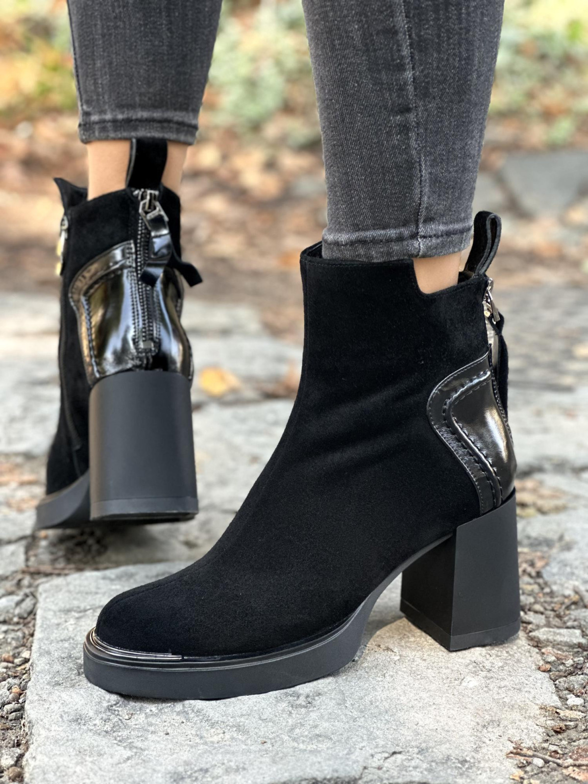 Nowoczesne i stylowe botki ze skóry naturalnej