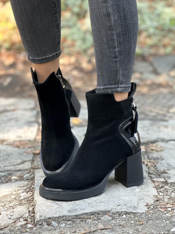 Nowoczesne i stylowe botki ze skóry naturalnej