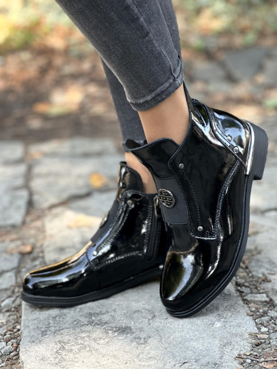 Botki ze skóry naturalnej