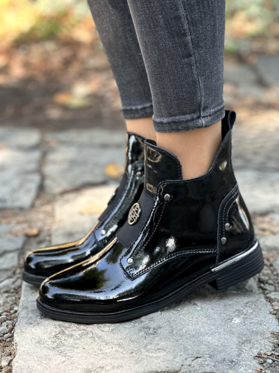 Botki ze skóry naturalnej