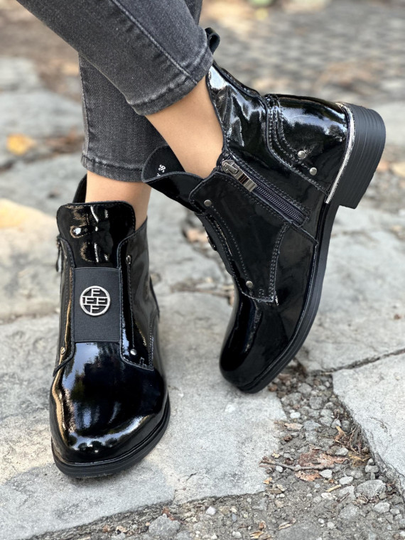 Botki ze skóry naturalnej