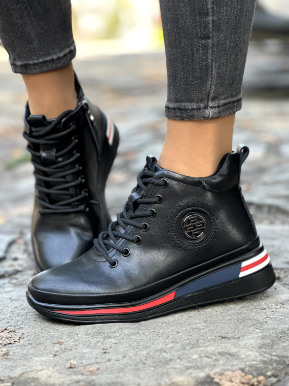 Sneakersy wykonane ze skóry naturalnej