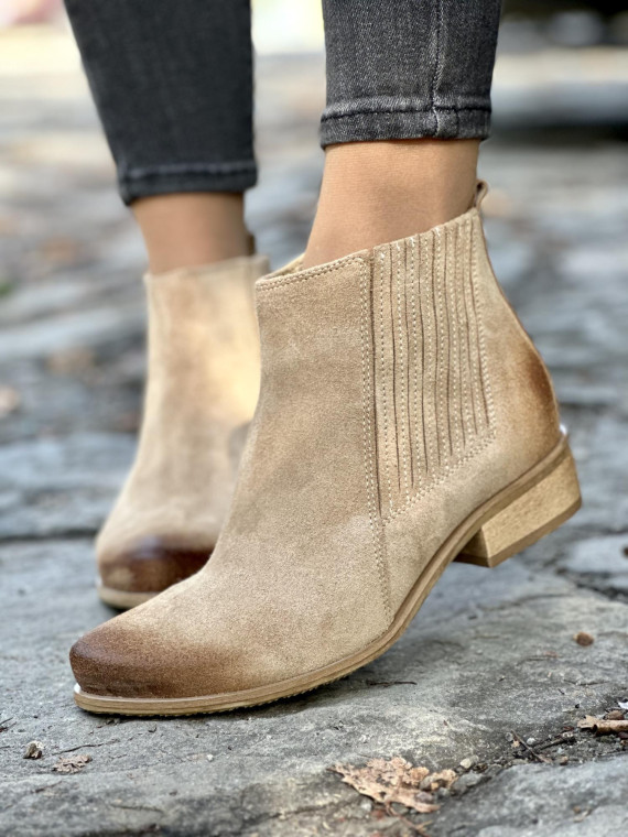 Stylowe kowbojki OLEKSY ze skóry Polskiej produkcji