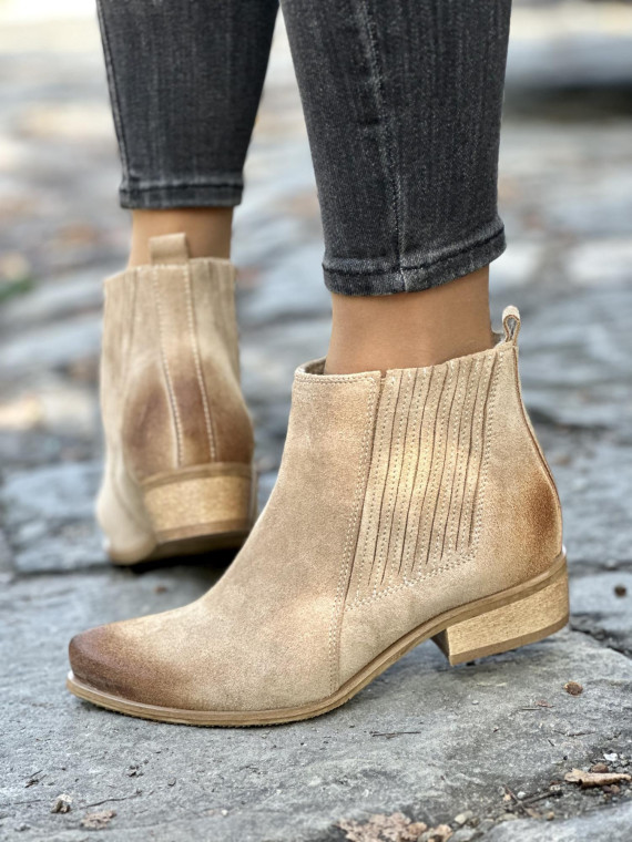 Stylowe kowbojki OLEKSY ze skóry Polskiej produkcji